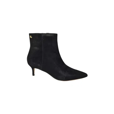 Ralph Lauren Mid-calf Black Boots With Pointed Toe