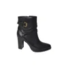 Ralph Lauren Mid-calf Boots With Pointed Toe And Sturdy Sole In Black