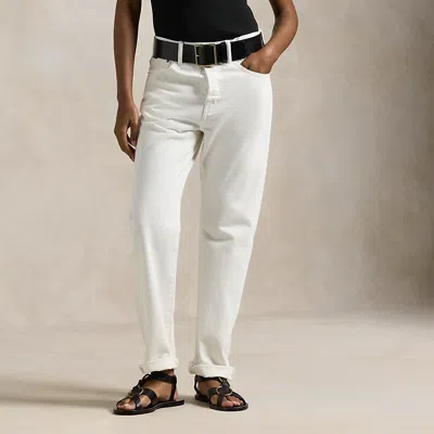 Polo Ralph Lauren Mid-rise Relaxed Straight Jean In Vini Wash