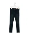 Polo Ralph Lauren Mid-rise Skinny Jeans In Black