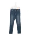 Polo Ralph Lauren Mid-rise Skinny Jeans In Blue