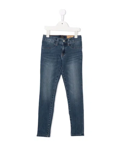 Polo Ralph Lauren Mid-rise Skinny Jeans In Blue