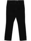 Ralph Lauren Straight Ponte Pant In Black