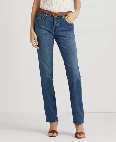 RALPH LAUREN MID-RISE STRAIGHT JEAN, REGULAR AND SHORT LENGTHS