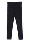 Polo Ralph Lauren Mid-rise Stretch-design Leggings In Blue