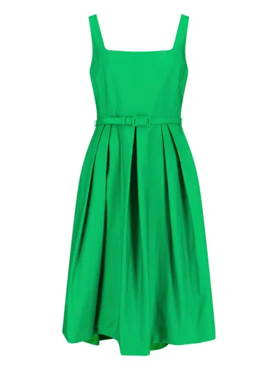 Ralph Lauren Midi Dress In Green