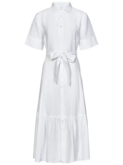 Ralph Lauren Midi Dress In White