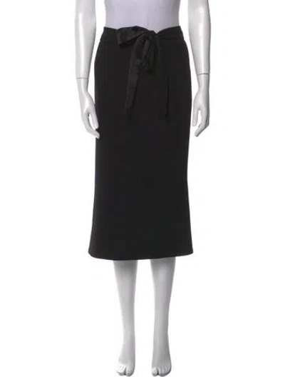 Pre-owned Ralph Lauren Midi Length Skirt In Black