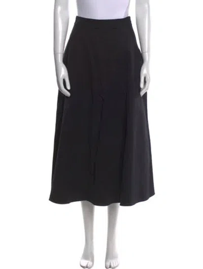Pre-owned Ralph Lauren Midi Length Skirt In Black