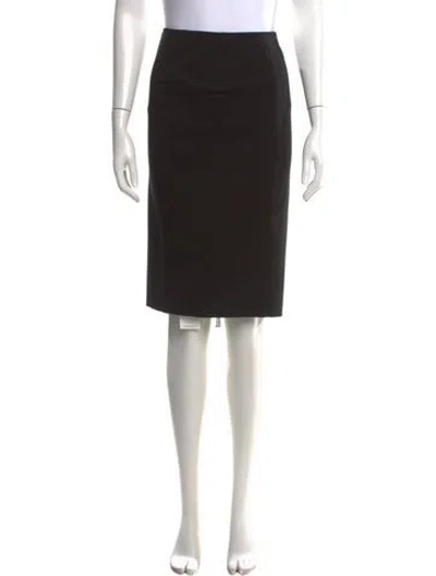 Pre-owned Ralph Lauren Midi Length Skirt In Black