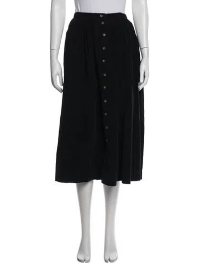Pre-owned Ralph Lauren Midi Length Skirt In Black