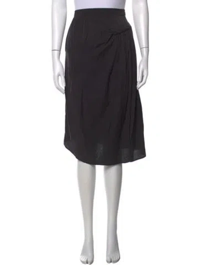 Pre-owned Ralph Lauren Midi Length Skirt In Black