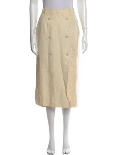 Pre-owned Ralph Lauren Midi Length Skirt In Neutral