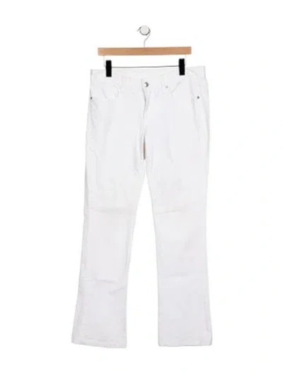 Pre-owned Ralph Lauren Mid-rise Flared Jeans In Blue