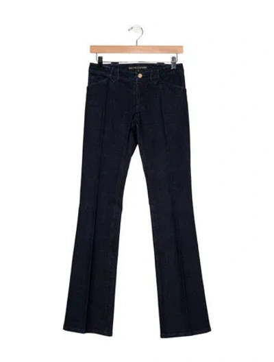 Pre-owned Ralph Lauren Mid-rise Flared Jeans In Blue