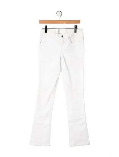 Pre-owned Ralph Lauren Mid-rise Flared Jeans In Neutrals
