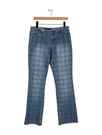 Pre-owned Ralph Lauren Mid-rise Flared Jeans W/ Tags In Blue