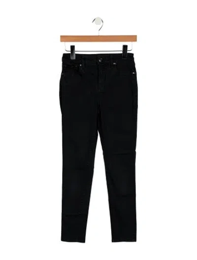 Pre-owned Ralph Lauren Mid-rise Skinny Leg Jeans In Black