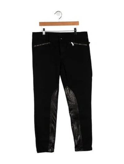 Pre-owned Ralph Lauren Mid-rise Skinny Leg Jeans In Black