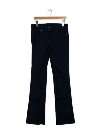 Pre-owned Ralph Lauren Mid-rise Straight Leg Jeans In Blue