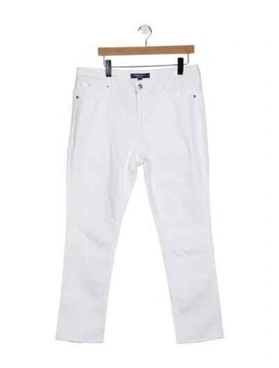 Pre-owned Ralph Lauren Mid-rise Straight Leg Jeans In Blue