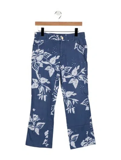 Pre-owned Ralph Lauren Mid-rise Straight Leg Jeans In Blue