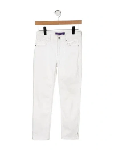 Pre-owned Ralph Lauren Mid-rise Straight Leg Jeans In Green