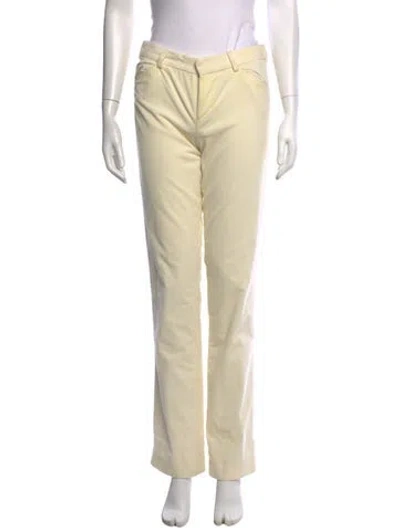 Pre-owned Ralph Lauren Mid-rise Straight Leg Jeans In Neutrals