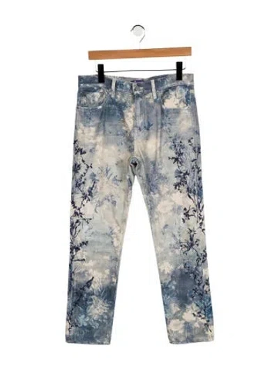 Pre-owned Ralph Lauren Mid-rise Straight Leg Jeans W/ Tags In Blue