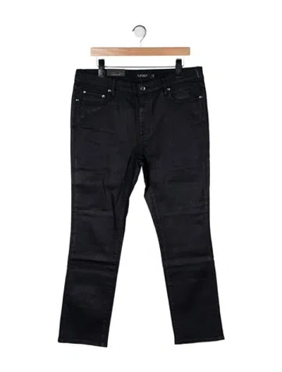 Pre-owned Ralph Lauren Mid-rise Straight Leg Jeans W/ Tags In Gray