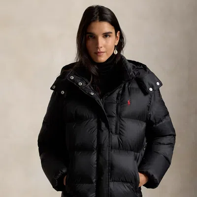 Polo Ralph Lauren Mid-weight Down Puffer Jacket In Polo Black