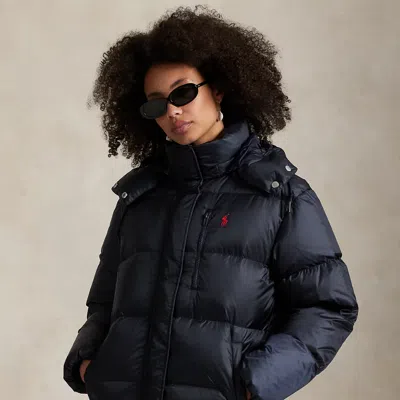 Polo Ralph Lauren Mid-weight Down Puffer Jacket In Rl Navy In Blue
