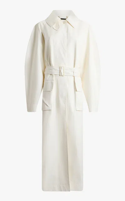 Ralph Lauren Millburn Double-face Cotton Trench Coat In Red