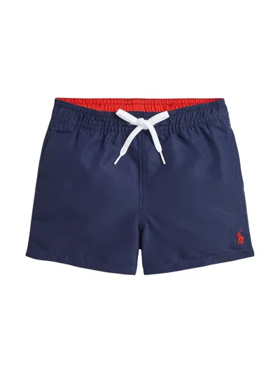 Ralph Lauren Mini Classic Polo Shirt For Boys In Blue
