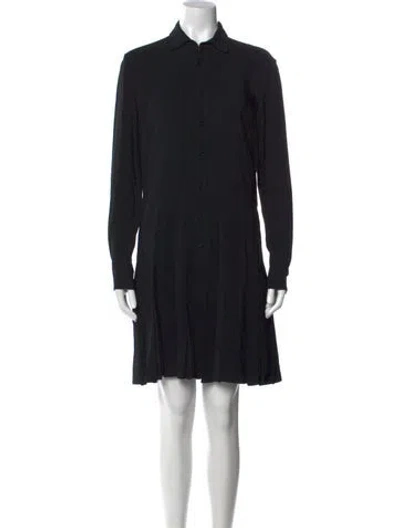 Pre-owned Ralph Lauren Mini Dress In Black