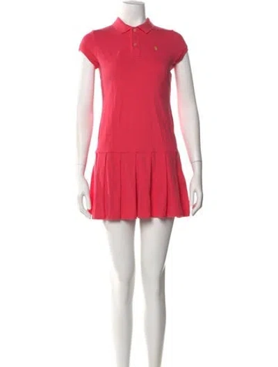 Pre-owned Ralph Lauren Mini Dress In Pink