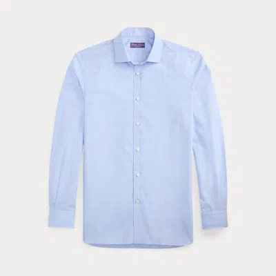 Ralph Lauren Mini-glen Check Twill Shirt In Blue