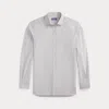 Ralph Lauren Mini-glen Check Twill Shirt In Gray