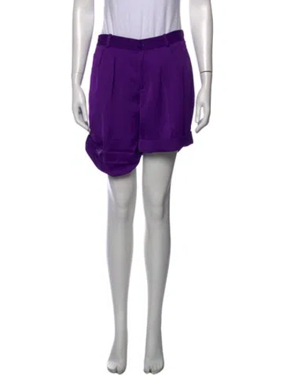 Pre-owned Ralph Lauren Mini Shorts In Purple