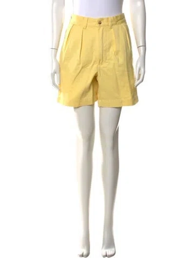 Pre-owned Ralph Lauren Mini Shorts In Yellow
