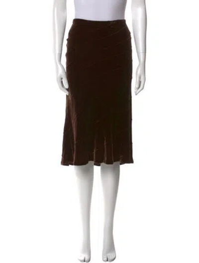 Pre-owned Ralph Lauren Mini Skirt In Brown