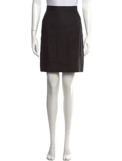 Pre-owned Ralph Lauren Mini Skirt In Grey