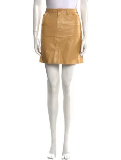 Pre-owned Ralph Lauren Mini Skirt In Neutral