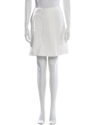 Pre-owned Ralph Lauren Mini Skirt In Neutral