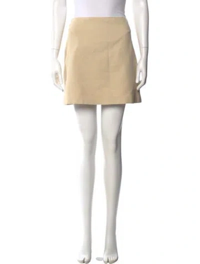 Pre-owned Ralph Lauren Mini Skirt In Neutral
