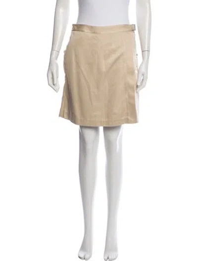 Pre-owned Ralph Lauren Mini Skirt In Neutral