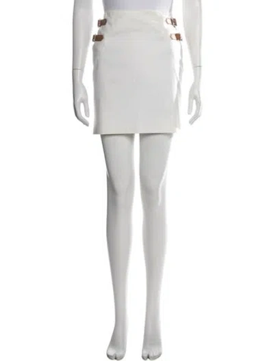 Pre-owned Ralph Lauren Mini Skirt In Neutral