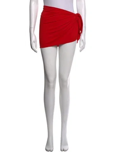 Pre-owned Ralph Lauren Mini Skirt In Red