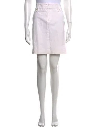 Pre-owned Ralph Lauren Mini Skirt In White