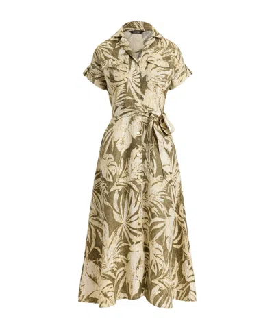 Ralph Lauren Minimalist Shirt Dress In Multi